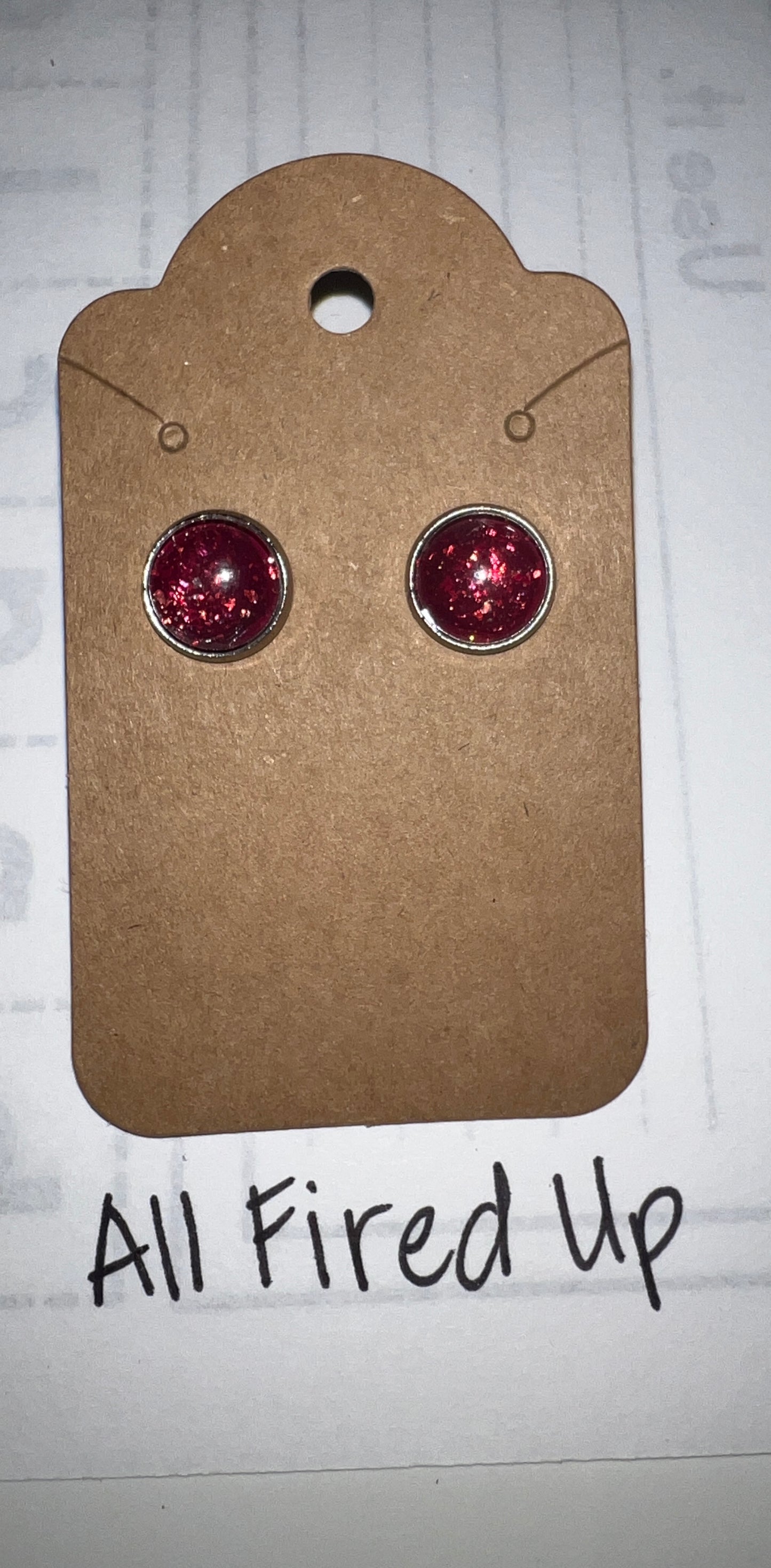 Repurposed Nail Polish Earrings