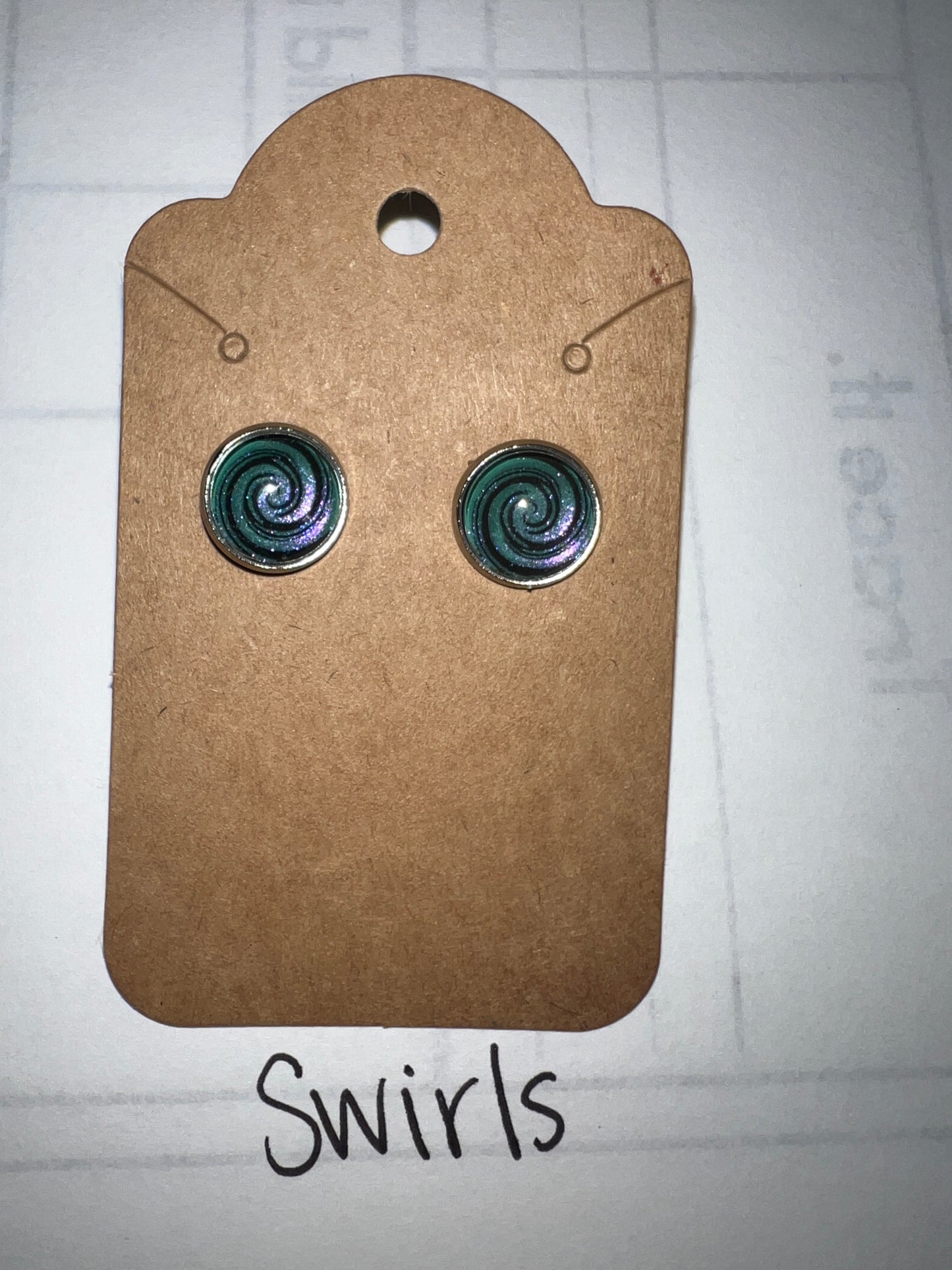 Repurposed Nail Polish Earrings