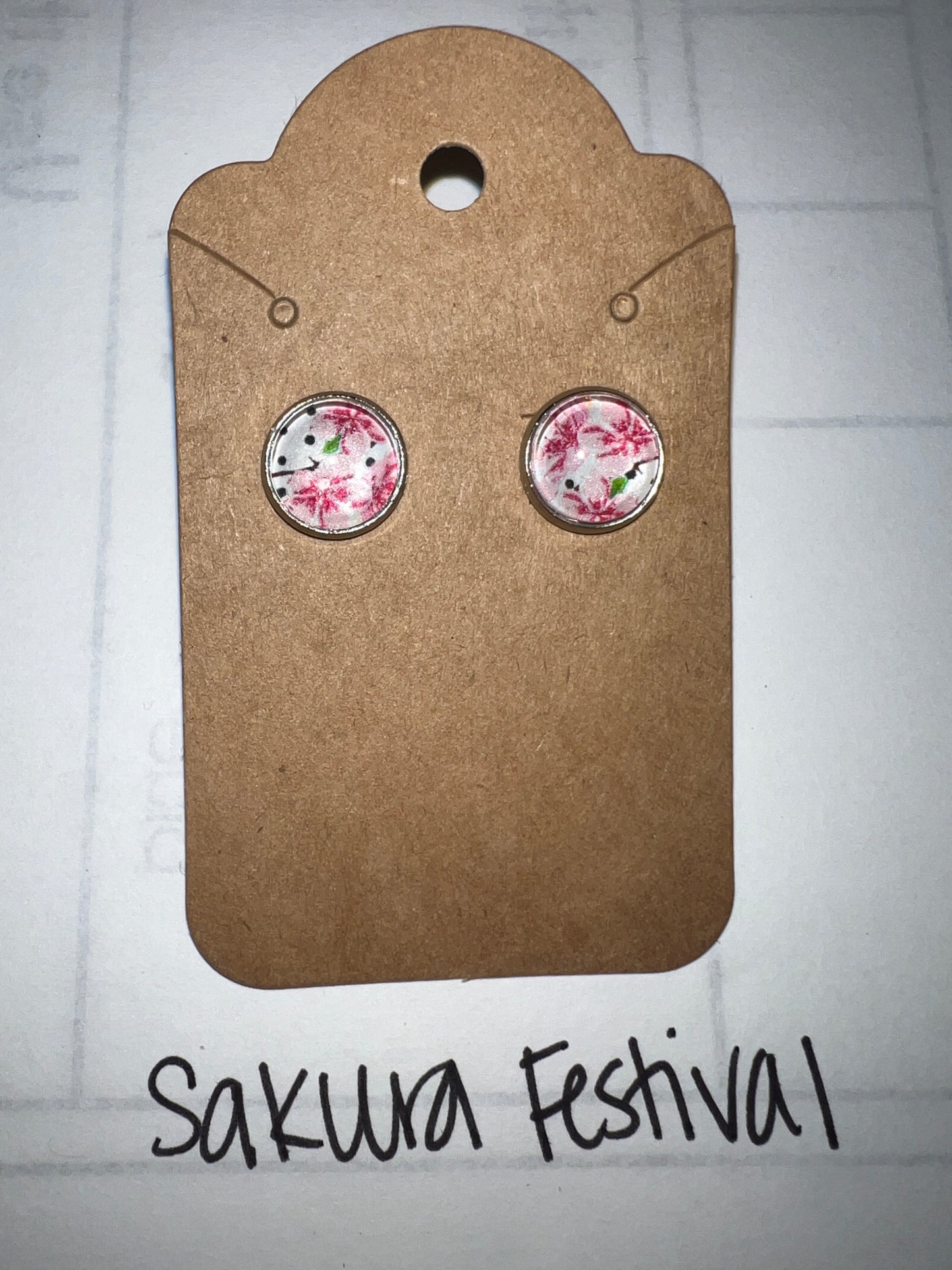 Repurposed Nail Polish Earrings