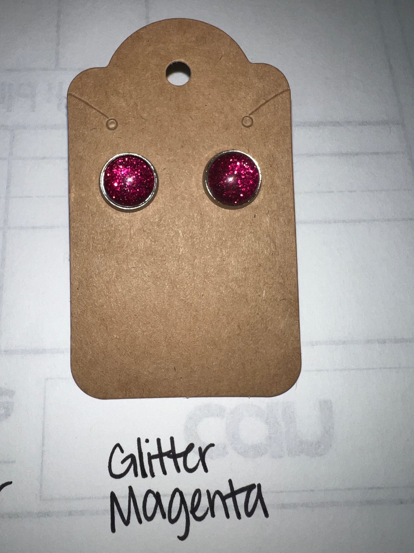 Repurposed Nail Polish Earrings