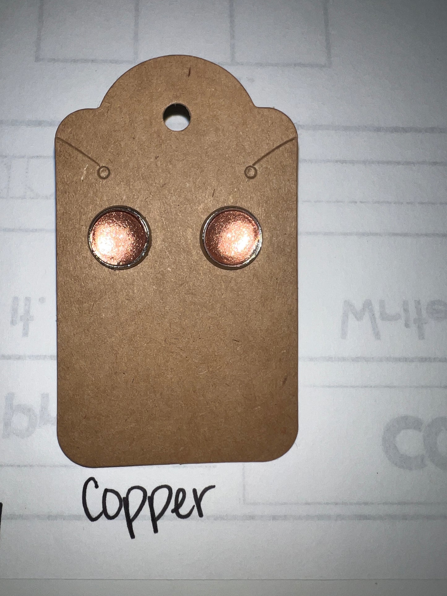 Repurposed Nail Polish Earrings