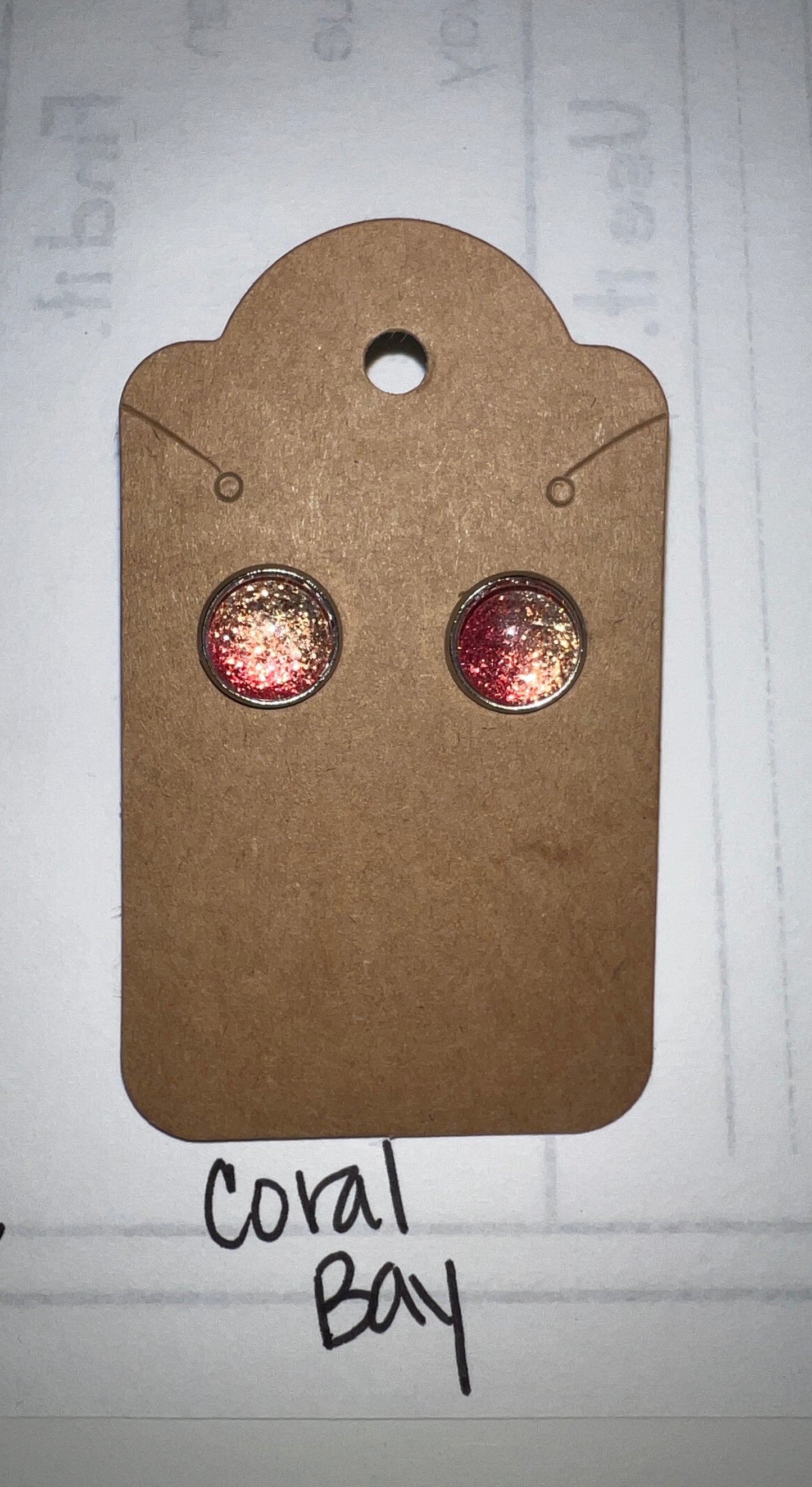 Repurposed Nail Polish Earrings