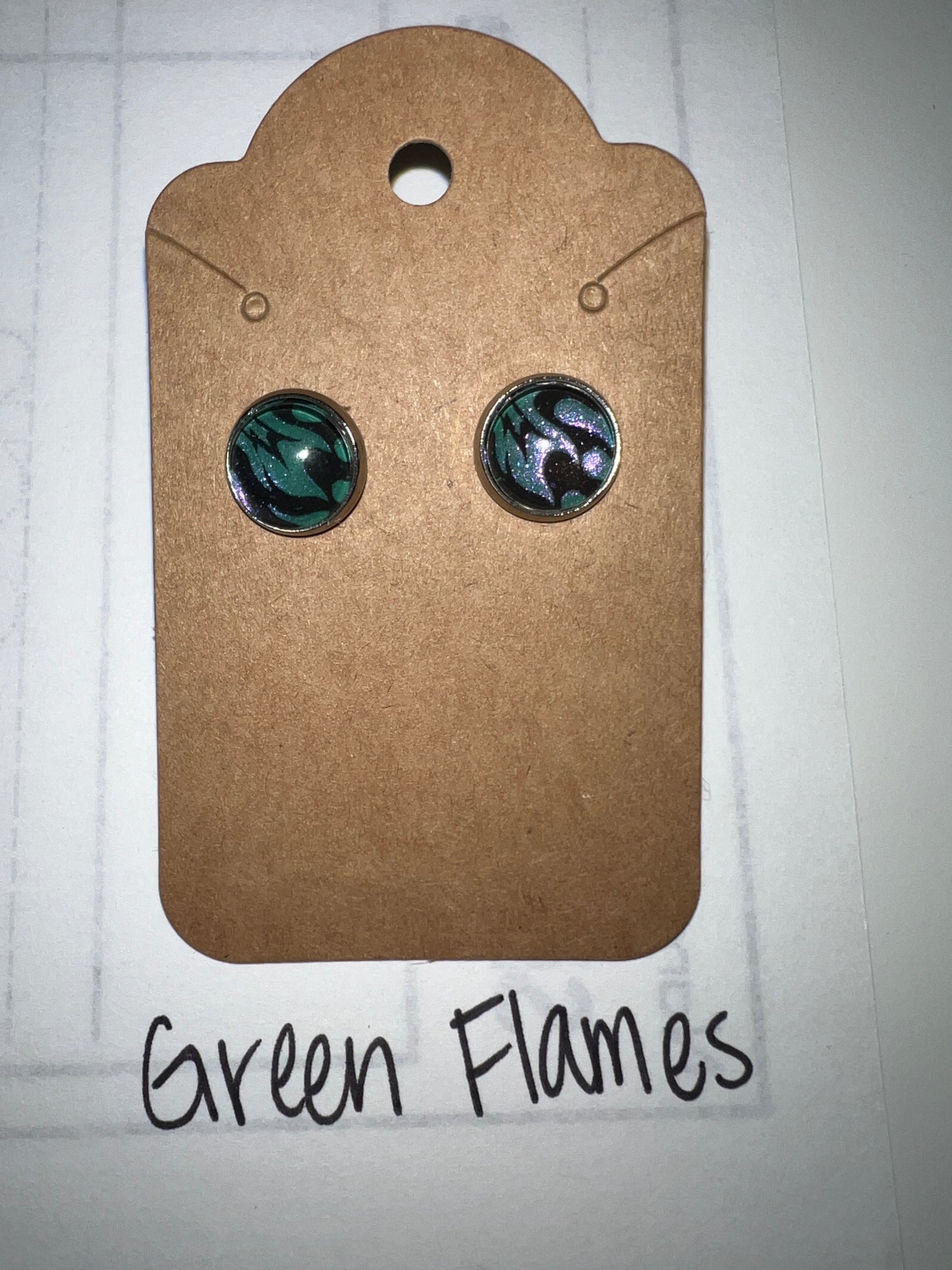 Repurposed Nail Polish Earrings