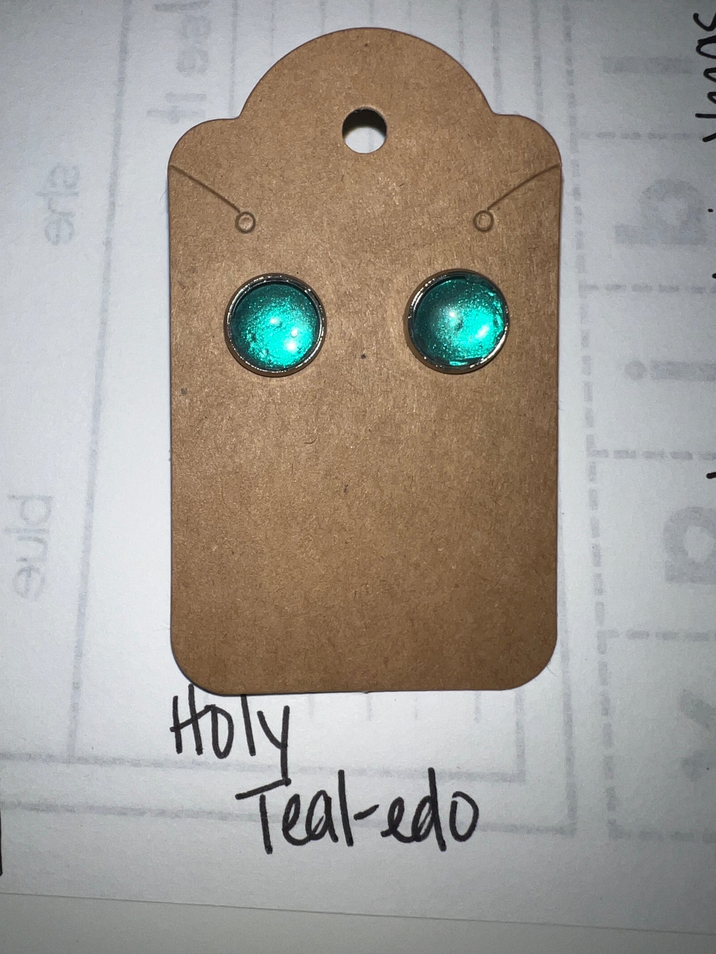 Repurposed Nail Polish Earrings