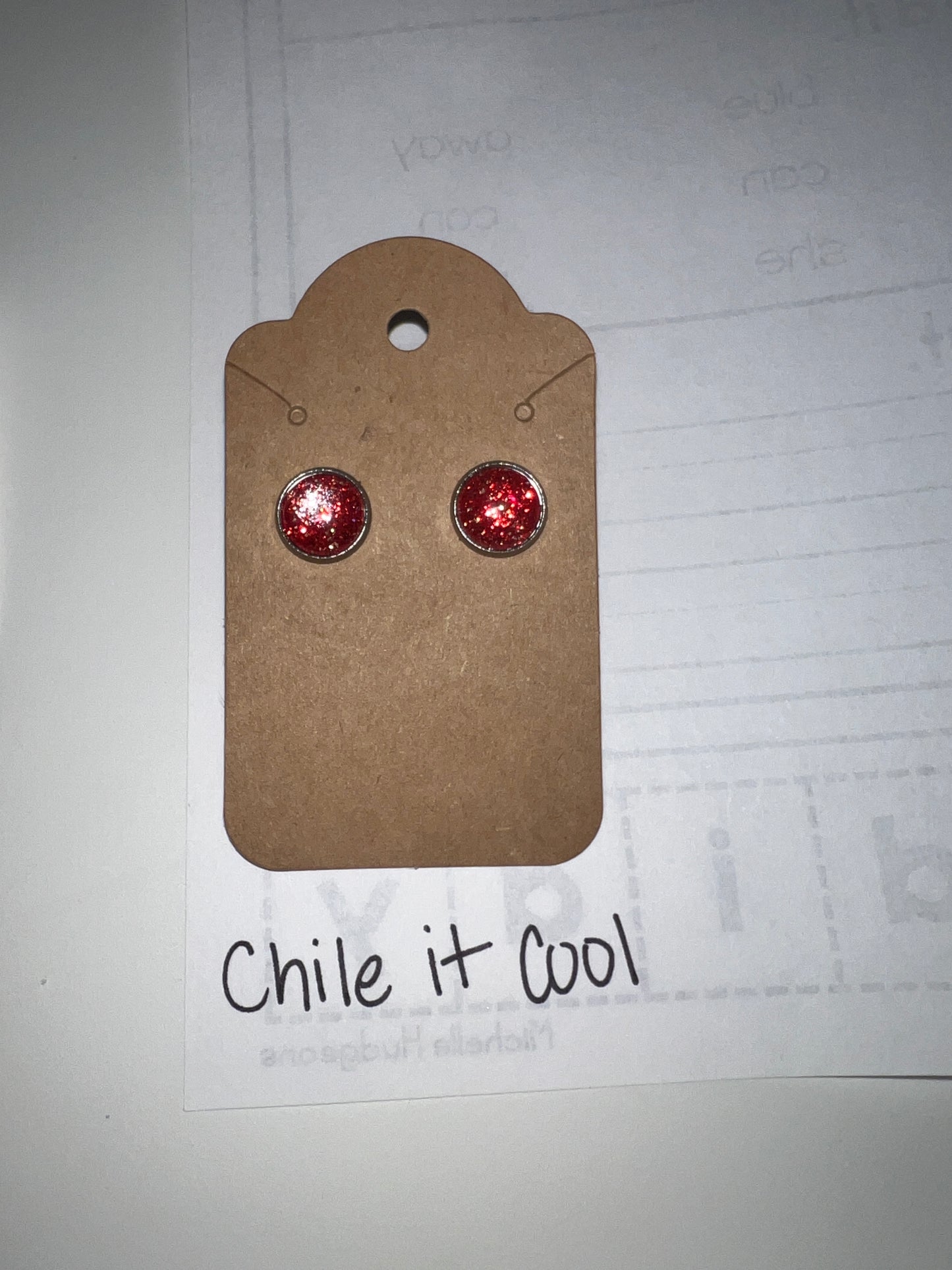 Repurposed Nail Polish Earrings